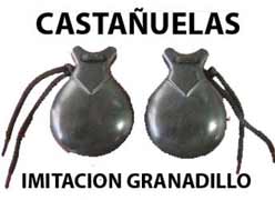CASTAÑUELAS IMITACION GRANADILLO / 7.95 € / TALLAS 4,5 Y 6