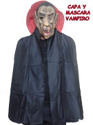 REF 01065 / 5.95 € / MASACARA VAMPIRO CON CAPA