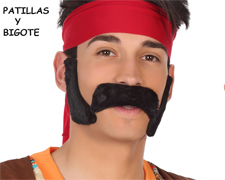 Ref 39934 / 3.99 € / Bigote y patillas