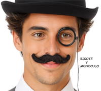 Ref 58152 / 1.75 € / Monoculo + bigote