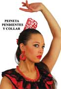 PEINETA - 2.50 € , PENDIENTES - 2.95 € , COLLAR - 3.95 € / DISPONIBLE EN VARIOS COLORES